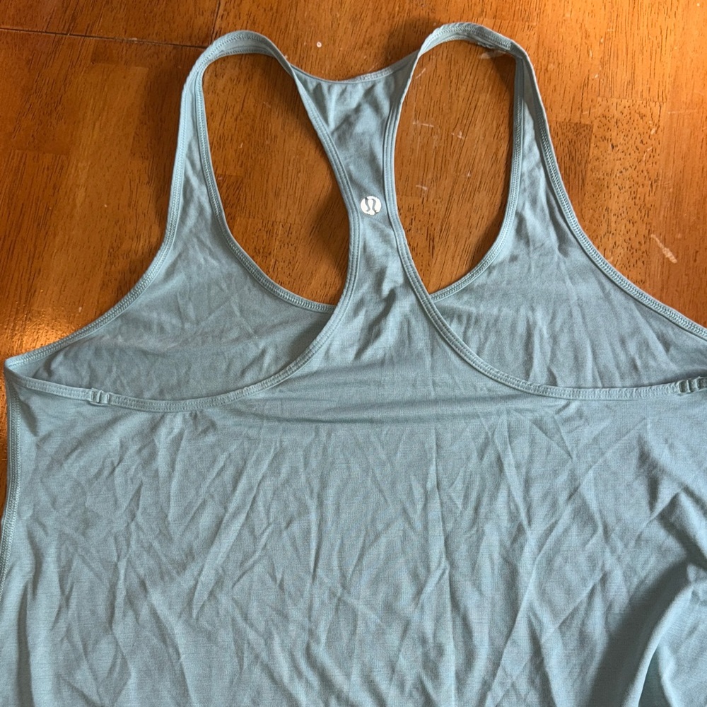 lululemon athletica Women's Light Sage-Green Racerback Tank Top